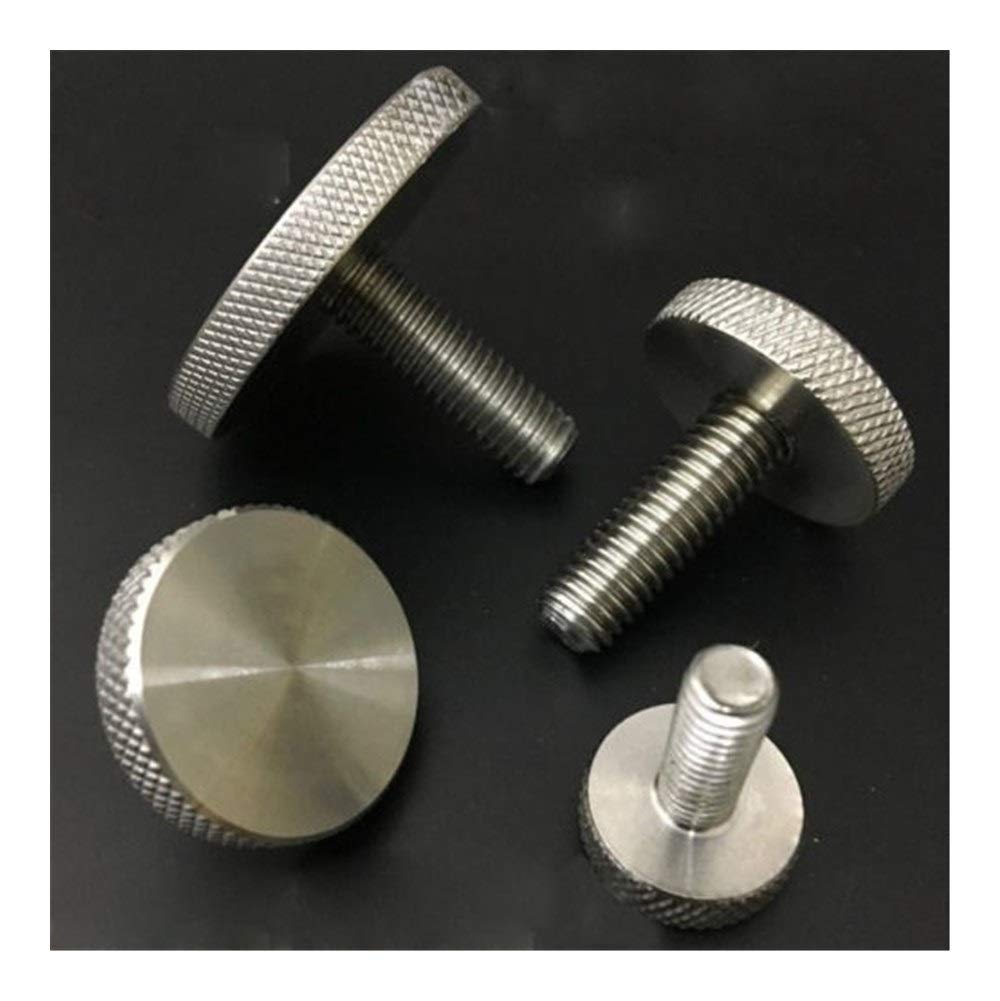 Viti Pollice Zigrinate 1/4-20 X 3/4" - Confezione Da 10, Acciaio Inox 303, Testa Diamantata - Taytools - Foto 4