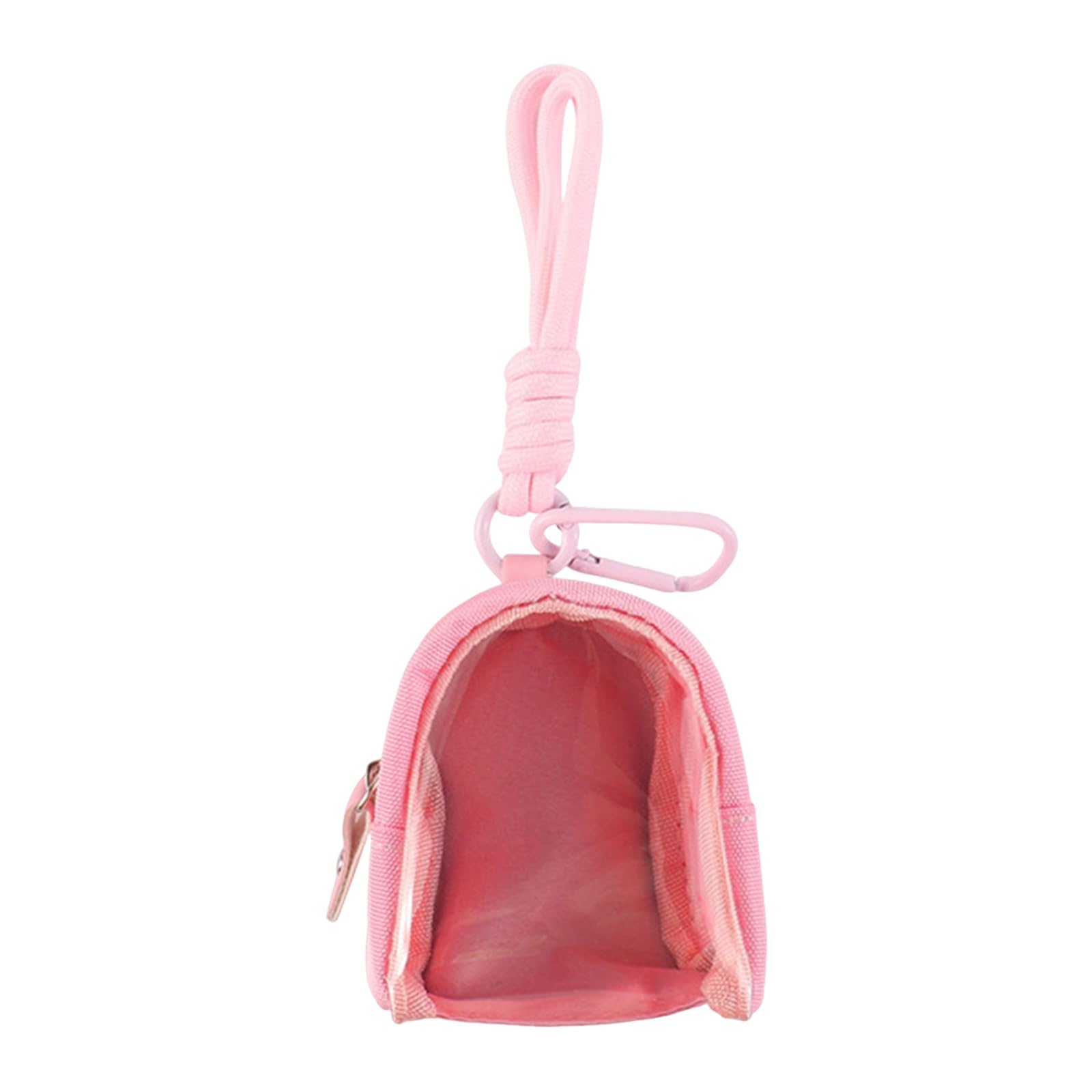 Shunzhong A Ccessory Storage Pouch With Clear Window, Oxford Cloth Badge Organizer Nd Clip Strap For Daily Carry Needs Badge Display Pouch Clear Storage Small Ccessory Organizer Zipper Transparent Window Clip