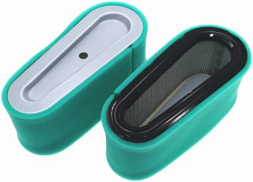 2 Pack 496894 493909 Air Filter Replace for BS 496894S with 272403S 272403 Pre Filter Fits Craftsman John Deere 12.5-17HP 5053K Lawn Mower Air Cleaner Element