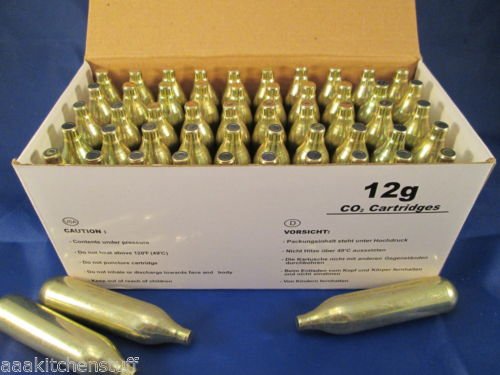 NT 150 CO2 cartridges 12g Non-Threaded C02 Paintball or Airsoft Gun - 3 Boxes of 50