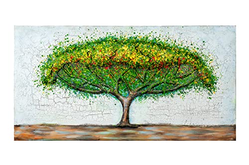 Quadro Albero - Metallo - 63 x 126 cm verde