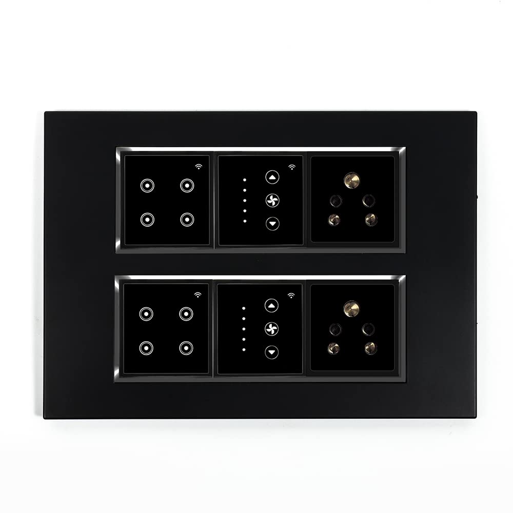 L&G 12 Module WiFi Smart Switch Board | 6 Smart Switch Control, 2 Smart Fan Regulator, 2 Socket |(Compatible with Alexa, Compatible With OK Google & SIRI Shortcut) (Size: 12M- 220 x 160 x 45 mm)-image-21