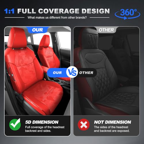 Image of AOMSAZTO Camo Seat Covers for Toyota Corolla Cross 2022-2026 Full Set
