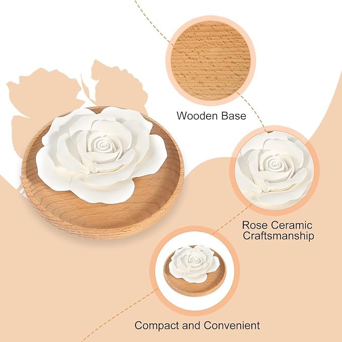 Porta Incenso per bastoncini di loto bianco in ceramica bruciatore di incenso con raccoglicenere rimovibile artigianato fatto a mano elegante decorazione floreale meditazione yoga