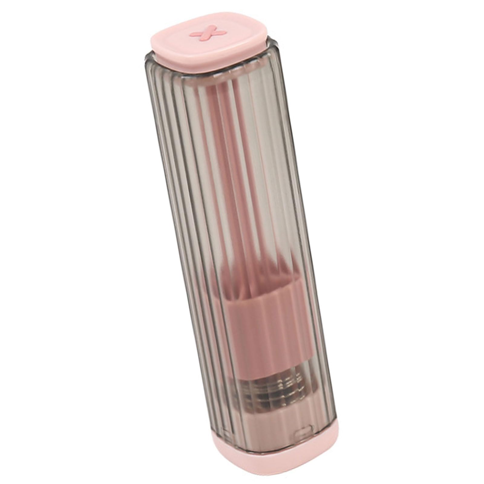 Luofeng Pink Magnetic Press Type Embroidery Needle Organizers Clear Plastic Storage Case For Sewing Craft Supplies