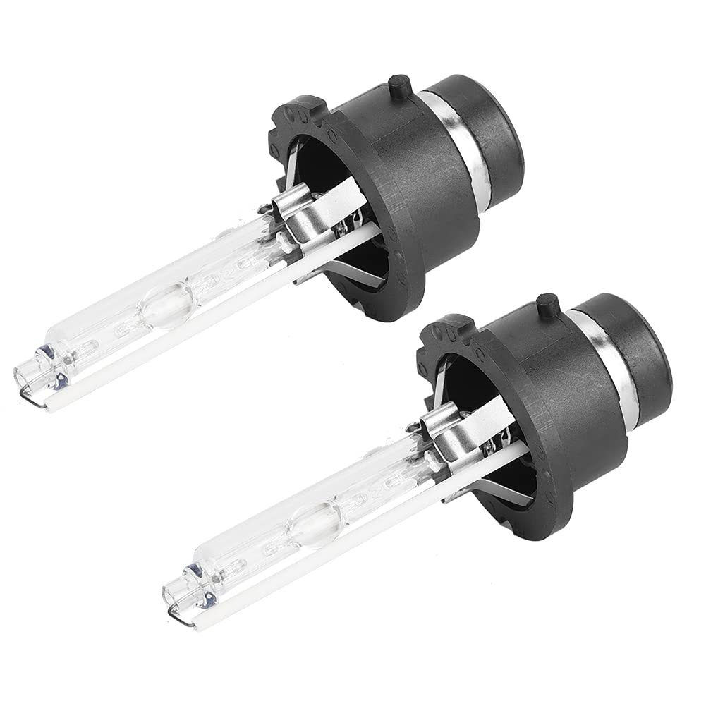 Tbest D2S Xenon-Lampen, 6000 K, 35 W, Hochwertiger, Heller, Wasserdichter Autoscheinwerfer-Ersatz für Verbesserte Fahrsicherheit bei Nacht, 2er-Pack