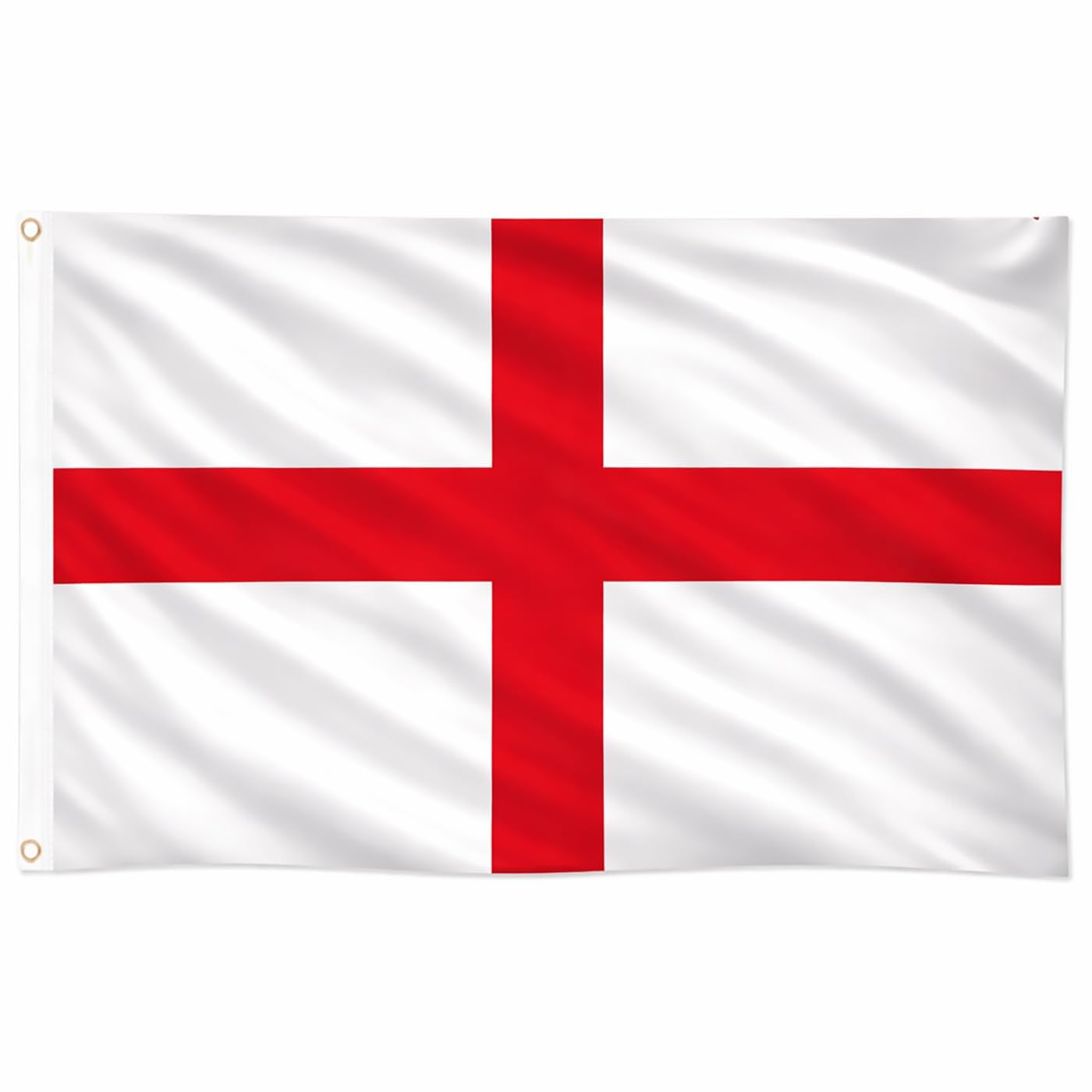 Winston Hide England St Georges Cross Flag 5ft x 3ft (153cm x 92cm) England Flag, Durable Polyester St Georges Flag with Double-Stitched Seams, Brass Eyelets, Fade-Resistant Fly Breeze Flag — view 10