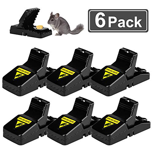 Preisvergleich Produktbild Nasharia Mäusefalle, Schlagfalle Profi Rattenfalle 6 Pack Effektive Mäusefallen Schnappfalle Nagetierbekämpfung Mausfänger Einfach Wiederverwendbare Mäusemörder Mäusefallen