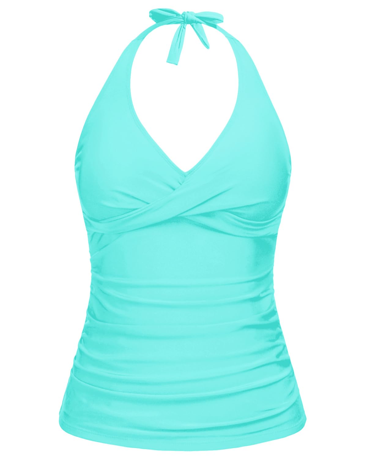 Tempt Me Women’s Tankini Top Halter Tummy Control