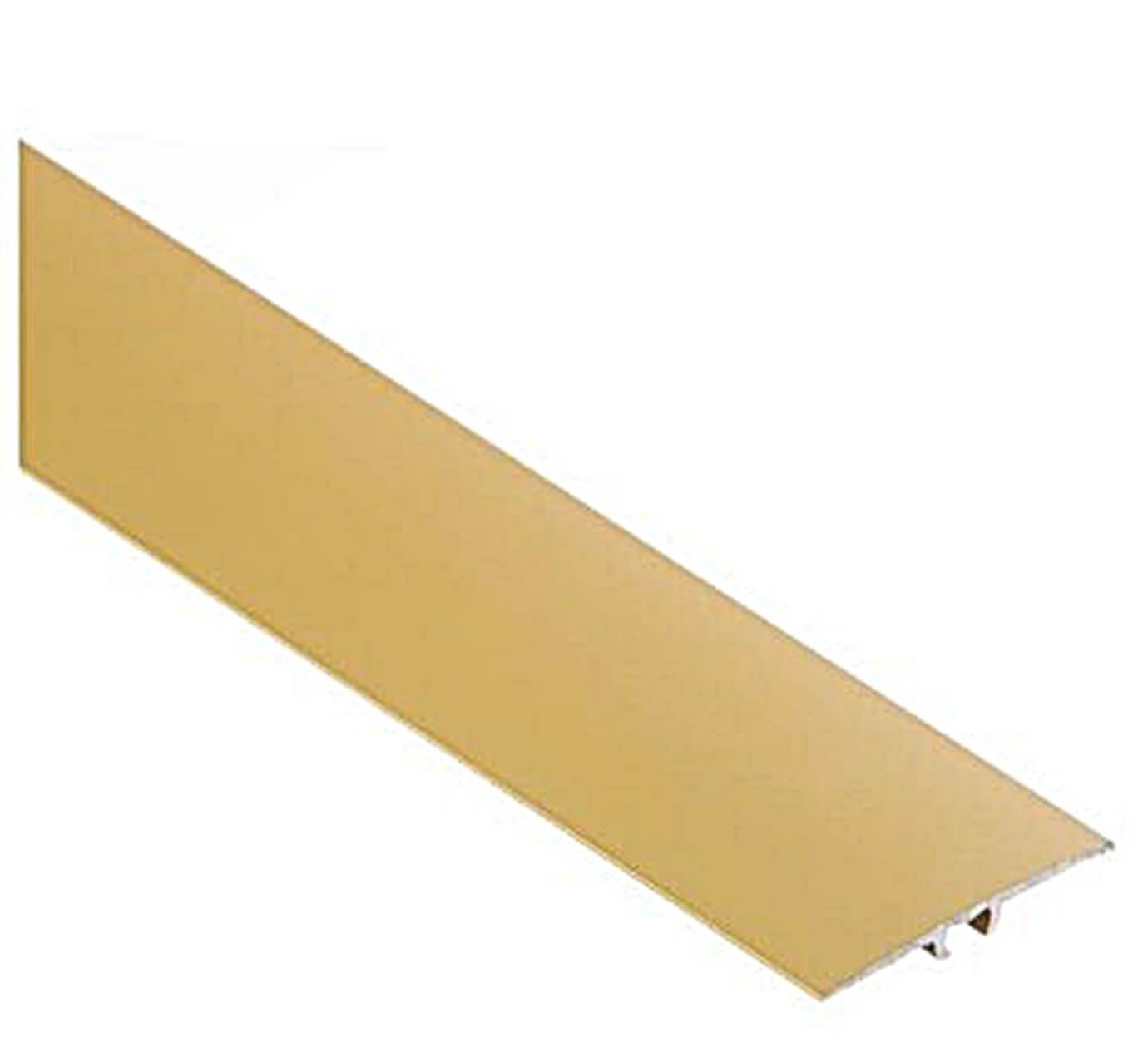 Tmw Profiles Gold Flat Aluminium Transition Strip 35Mm X 0.9M Threshold Carpet Door Floor Edging Strip (Gold)