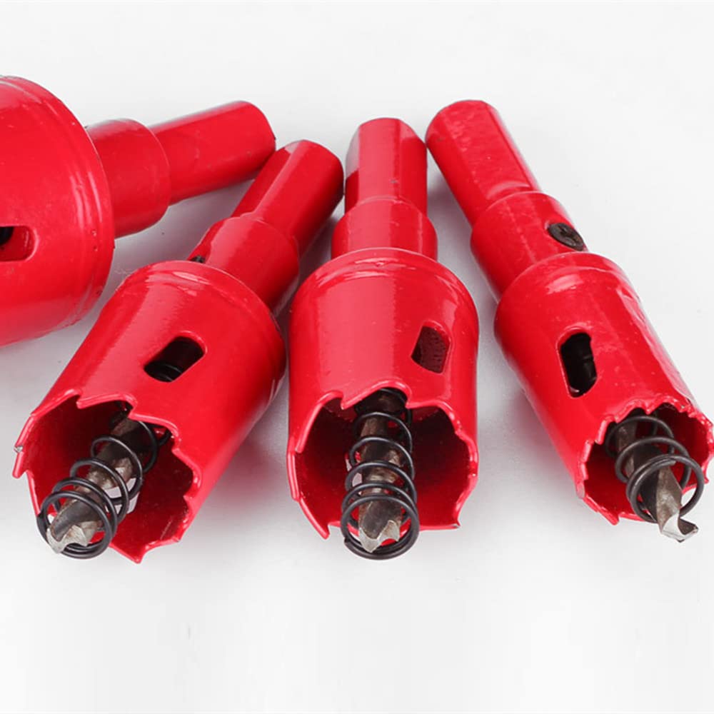 16-200mm HSS Acciaio Foratura Foro Sega Punta Trapano Taglierina Bi-Metallo per Alluminio Ferro Acciaio Inox Fai da Te Legno Taglierina Punte M42,120mm