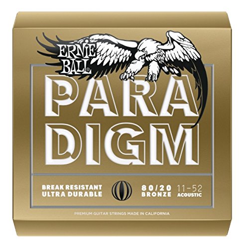Ernie Ball Paradigm Cordes légères Bronze 80/20, pour guitare acoustique, calibre 11-52 - Les Beatles, Paul McCartney, John Lennon, RIngo Starr, George Harrison Ernie Ball Paradigm Cordes légères Bronze 80/20, pour guitare acoustique, calibre 11-52 – Image 5