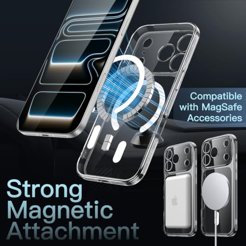 Image of JETech Magnetic Slim Cover Case for iPhone New Pro Max, Clear