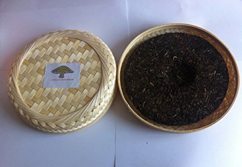 Pu erh té negro, grado superior fermentado 714 gramos de pastel de té de bambú caja de embalaje