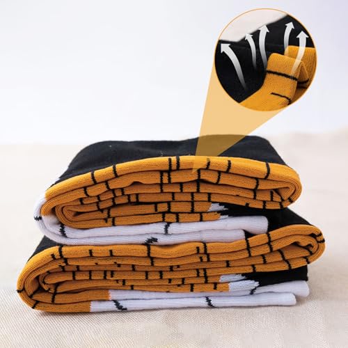 Idota Chicken Leg Socks 5 Paares, Funny Socks Witzige Socken Hühner Socken Kostüm Damen Hühnersocken Geschenke Hühnerbein Overknee Stocking Personalisierte Wärmer Strümpfe Komische Stockings