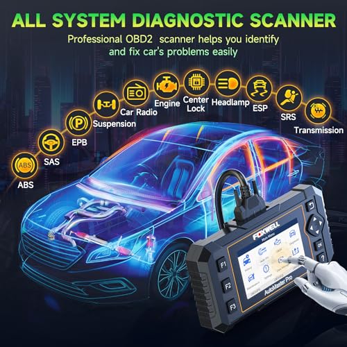 2025 FOXWELL NT624 Elite OBD2 Scanner, All System with 8 Resets ABS Bleeding/SAS/Oil/TPS/EPB/BRT/Injector/D-P-F Resets Battery Test Upgrade of NT614 Elite Car Code Reader Scan Tool for All Cars