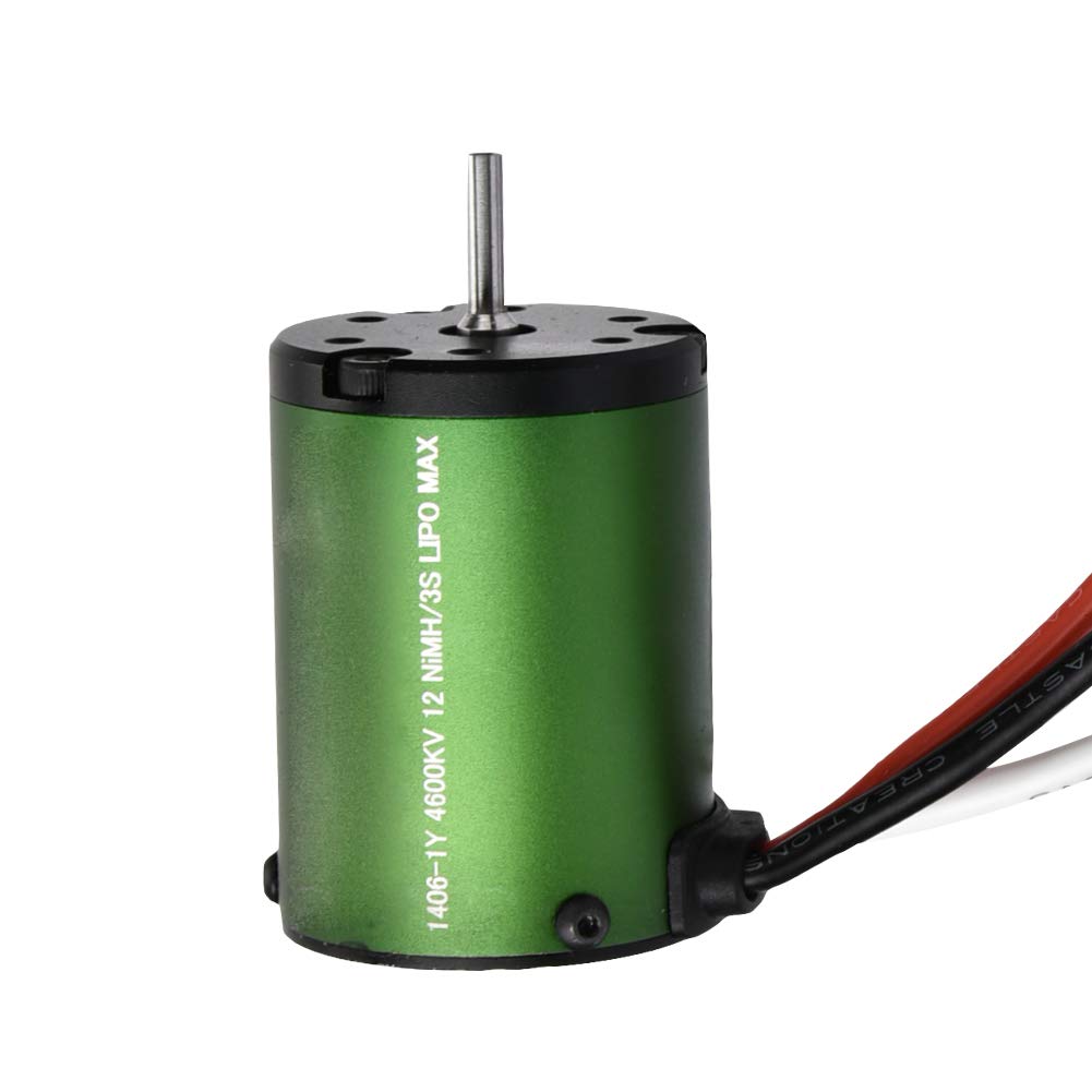 Changor Bezszczotkowy Silnik do Ciężarówki RC w Skali 1/10, Moc 4600KV | Łożysko metalowe o wysokiej wytrzymałości, cicha praca, łatwy w montażu, trwały