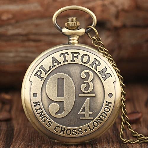 Image of AUGEN Premium Pocket Watch Metal Keychain Retro Vintage for Gifting With Key Ring Anti-Rust (Pack Of 1)