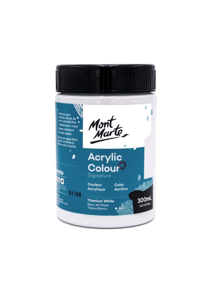 MONT MARTESignature Acrylic Colour 300ml (10.1oz) - Titanium White