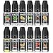 Produktbild E Liquids ohne Nikotin, E-Liquids 12 X 10mL, E-Zigaretten Liquid Set 50VG/50PG Refill Electronic Cigarette, E Liquid Fertig Gemischt für Elektronische Zigaretten, Zigarre, Shisha