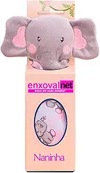 Naninha Menina Menino Com Bichinho De Pelúcia Porta Chupeta Raposas (Elefante Rosa)