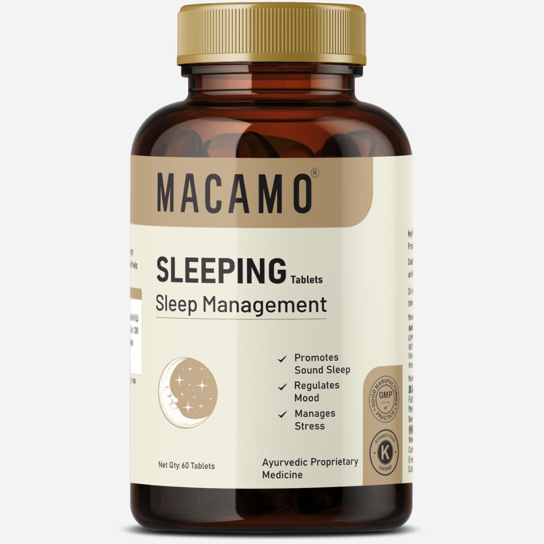 MACAMO Sleeping Tablets for Manage Stress, Promotes Sound Sleep & Regulates Mood, GMP Certified, 60 Tablets (B0CKDZ91T8) Amazon Price History, Amazon Price Tracker