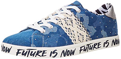 Desigual Ola Sneakers - Women's Casual Shoes, Size US 7 EU 38, Microfiber & Rubber Sole 9 thumbnail image