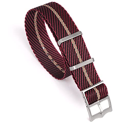 Bracelet de montre en nylon 20mm toile universelle etanche pour homme ZWCHGJ