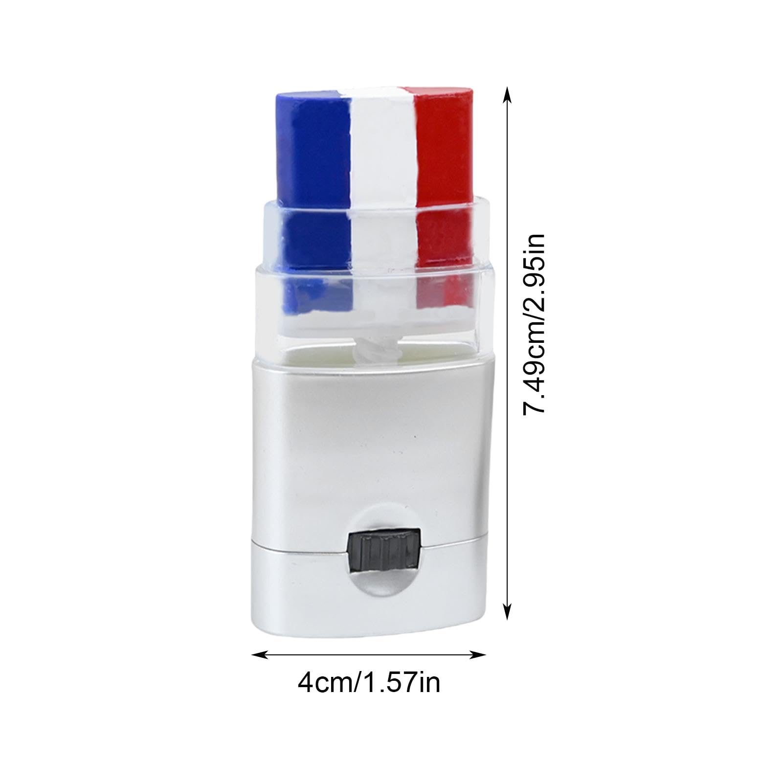 Set De 2 Barras De Pintura Facial Patriótica – Colores Tricolores, Duraderos Y Seguros Para Eventos Deportivos Y Celebraciones