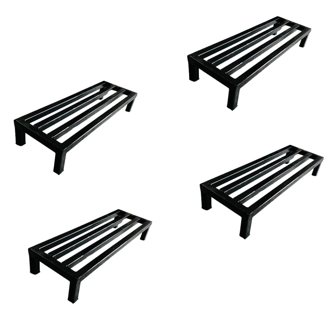 Mundet Wala Plant Stand for Planter Pot Stand for Outdoor/Indoor Plants for Home/Garden Flower Pot Stand for Living Room (Black- Rectangle Set of 4) (B0D2B5DGPD) Amazon Price History, Amazon Price Tracker