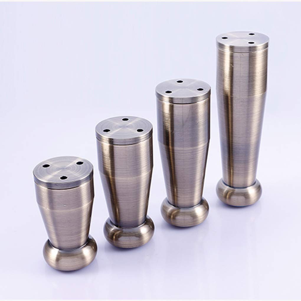 Gambe per mobili Gambe per tavoli regolabili in metallo Piedini per mobili Piedini per mobili in alluminio in stile europeo Sostituzione Gambe per alzate per mobili Gambe per divano Gambe per divano