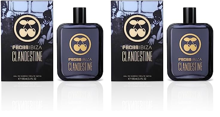 PACHA IBIZA colonia clandestine frasco 50 ml (Paquete de 2)