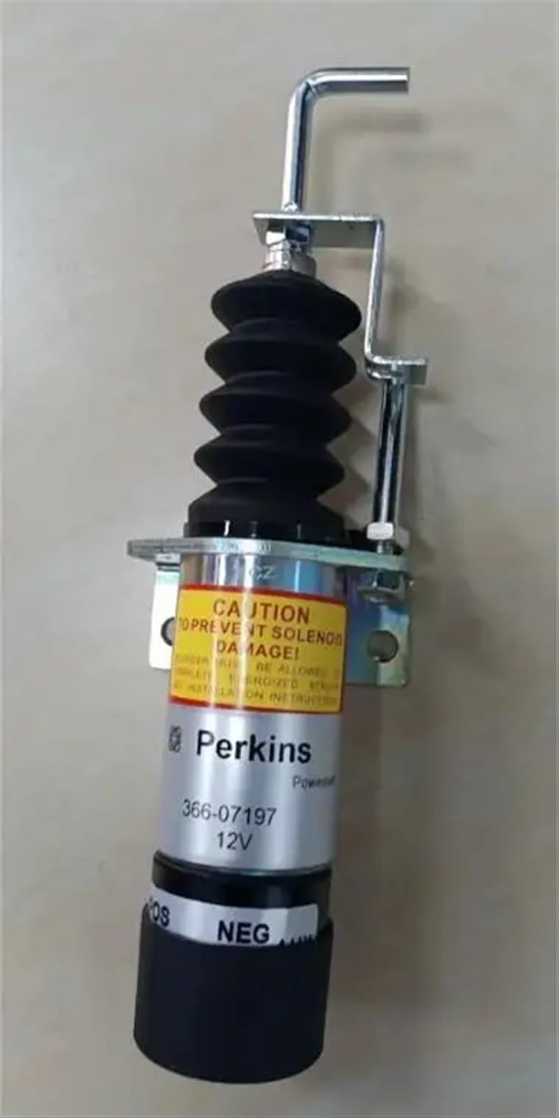 Zbbladm One Color Fuel Shutoff Solenoid 366-07197 Sa-3405-T 1502-12C7u2b2s1 Stop Solenoid 12V 24V Diesel Engine Part For Petter Lpw/Lpws2/3(12V)