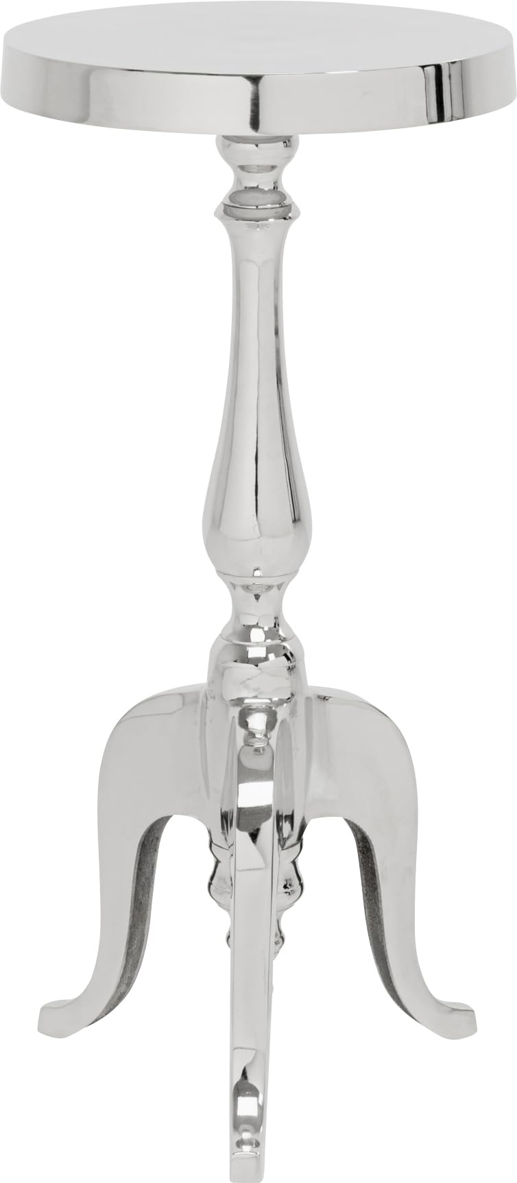 Kare Design Side Table Barocco, Aluminium, Easy Assemble, Coffee Table, Three Table Legs, Table for Living Room, Bedroom 62x27x27 cm (H/W/D)