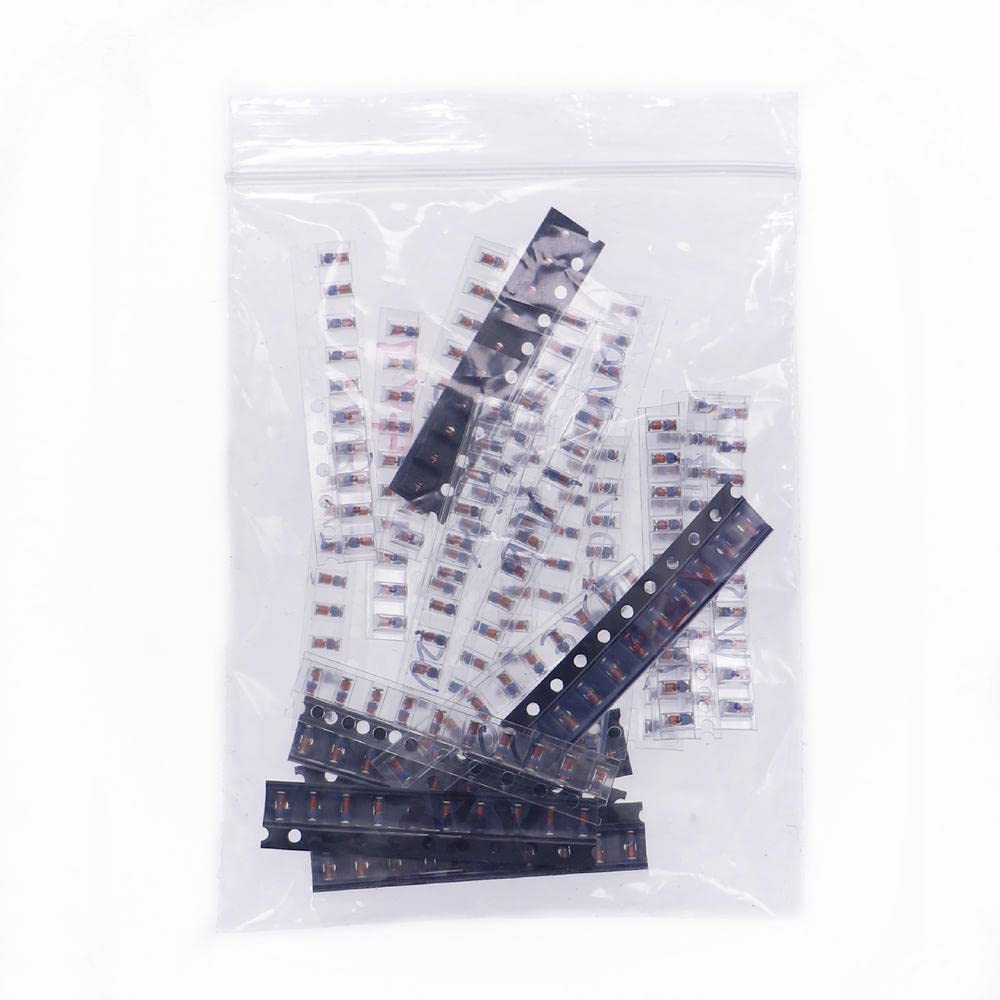 220PCS 1206 SMD Zener Diode Kit Assortimento LL34 0.5W 1/2W 3V-51V 22 Modelli Ciascuno dei 10PCS