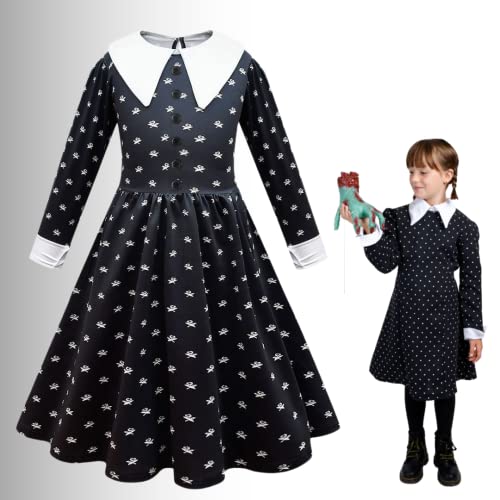 Disfraz Miercoles Addams niña, Disfraz Miercoles, Disfraz Miercoles niña, Disfraz Miercoles Adams,...