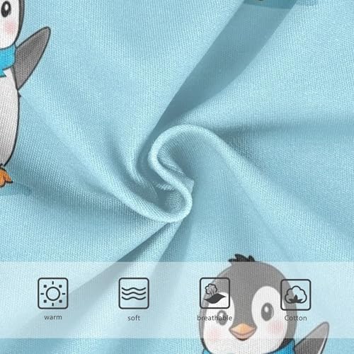 Cotton Toddler Underwear Floral Cute Cartoon Penguins Blue Panties Little Girl Animal Briefs Undies Kids 2t3