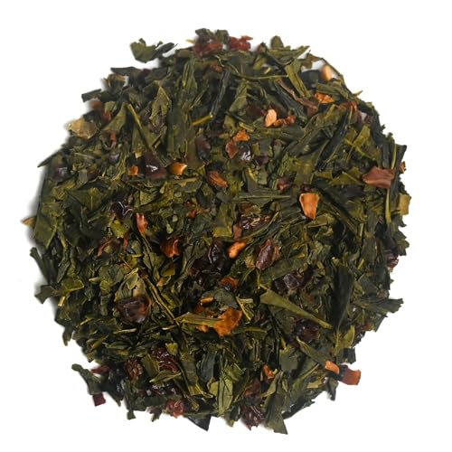 Image of Organic Positively Tea Company, Strawberries and Cream, Green Tea, Loose Leaf, 4 Ounce