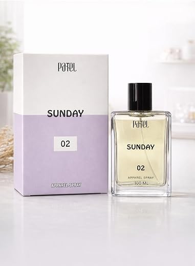 PATEL Sunday 02 Long Lasting Smokey Oud Apparel Spray Perfume, 100 ML