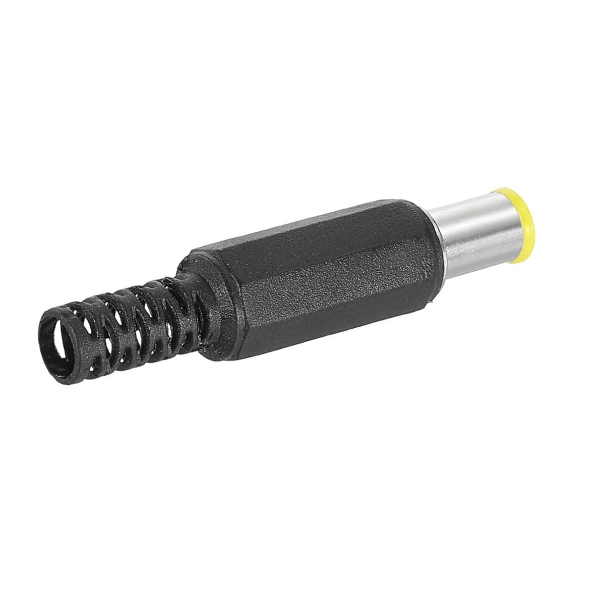 Conector macho CC de 6,0 x 4,4 mm, conector de soldadura macho de 6,0 mm x 4,4 mm, enchufe de alimentación CC, adaptador de conector de barril DIY