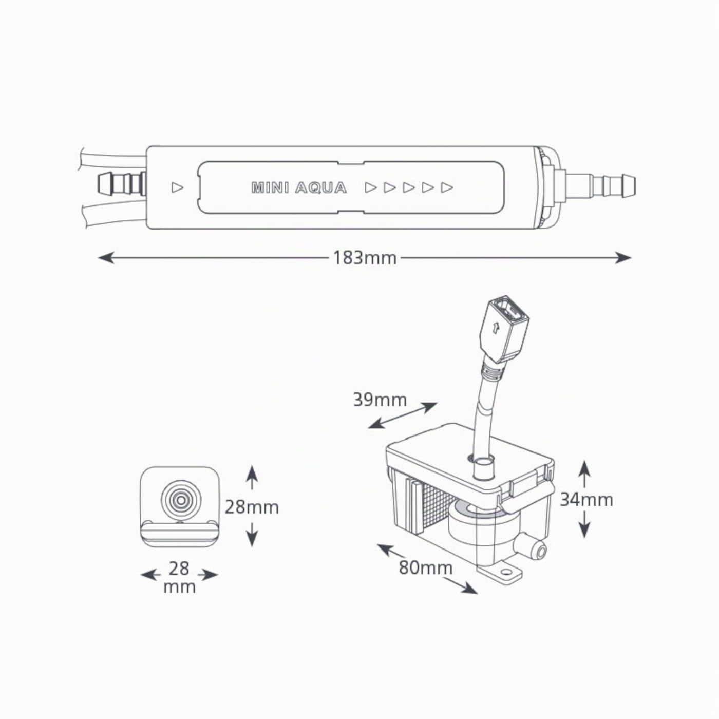 2emme clima - pompe de vidange de condensat pour climatiseur silent+ aqua - aspen pumps