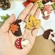 70 Stück Herbstdeko Konfetti Tischdeko Herbst, Streudeko Herbst Dekoration Holz Bunt Lgel Ahornblätter Pilze mit Aufbewahrungsbox, Herbstdeko Tisch Deko Party für DIY Handwerk Verzierungen