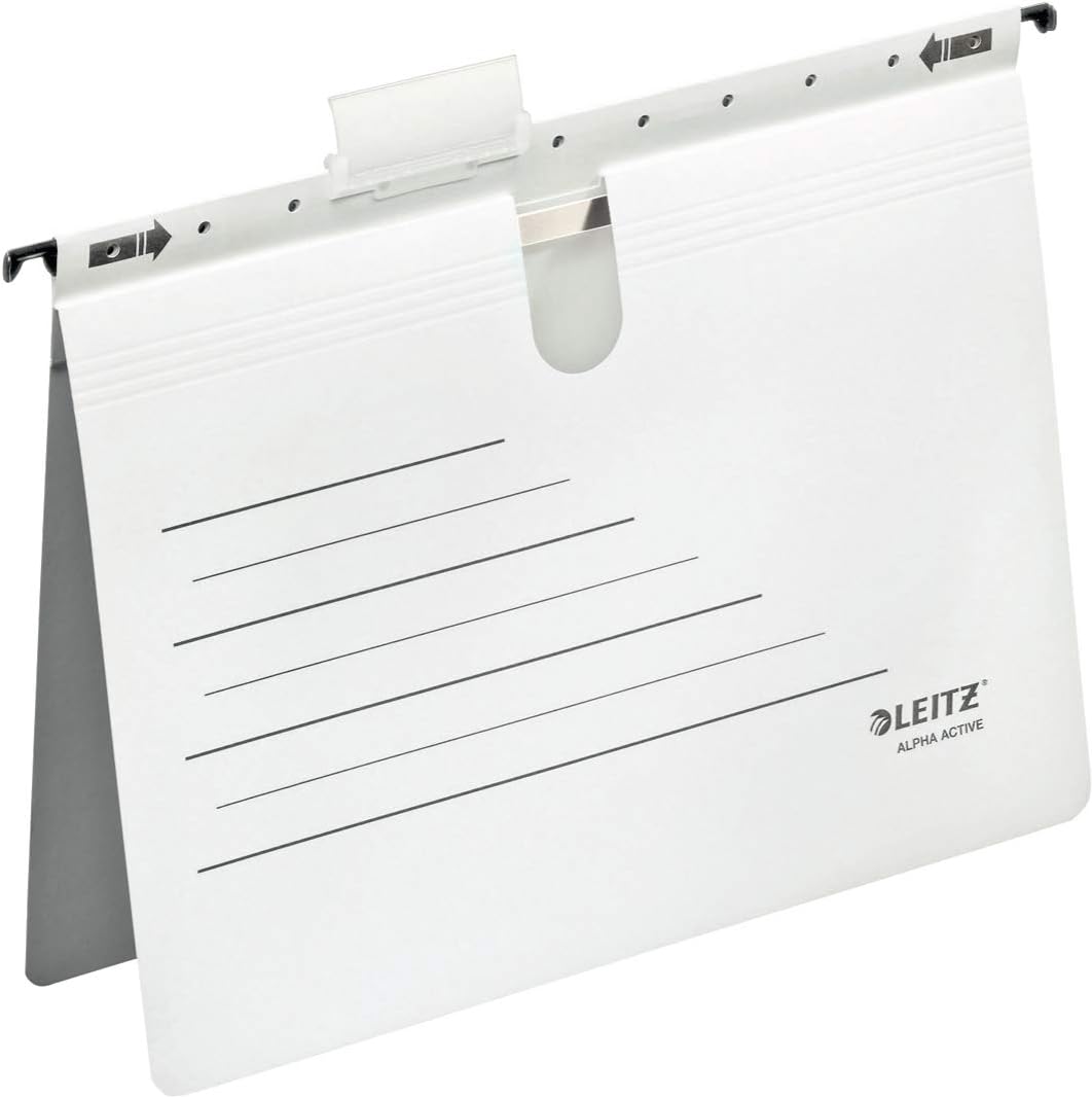 Esselte Alpha Suspension 19243001 A4 File - White (Pack of 5)