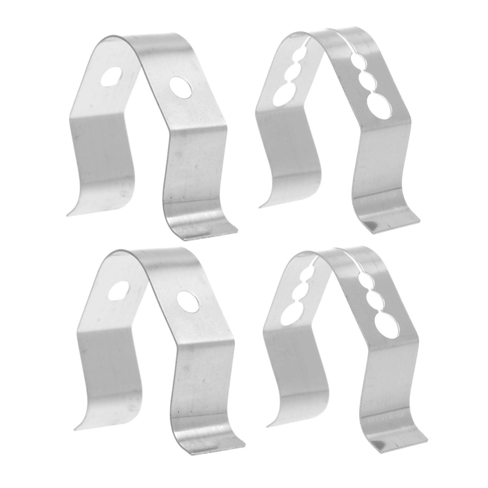 GRIRIW 4pcs Stainless Steel Grill Thermometer Holder Clips for Grills and Bbqs Replacement Thermometer Probe Holders