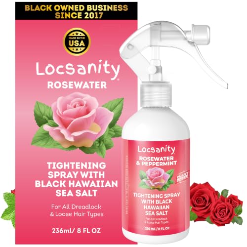 Locsanity Rosewater Peppermint Loc Spray - 8oz: Moisturizing