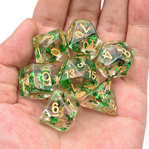 image for cusdie Polyhedral Dice Sets DND Four Seasons Dice for Dungeons and Dra