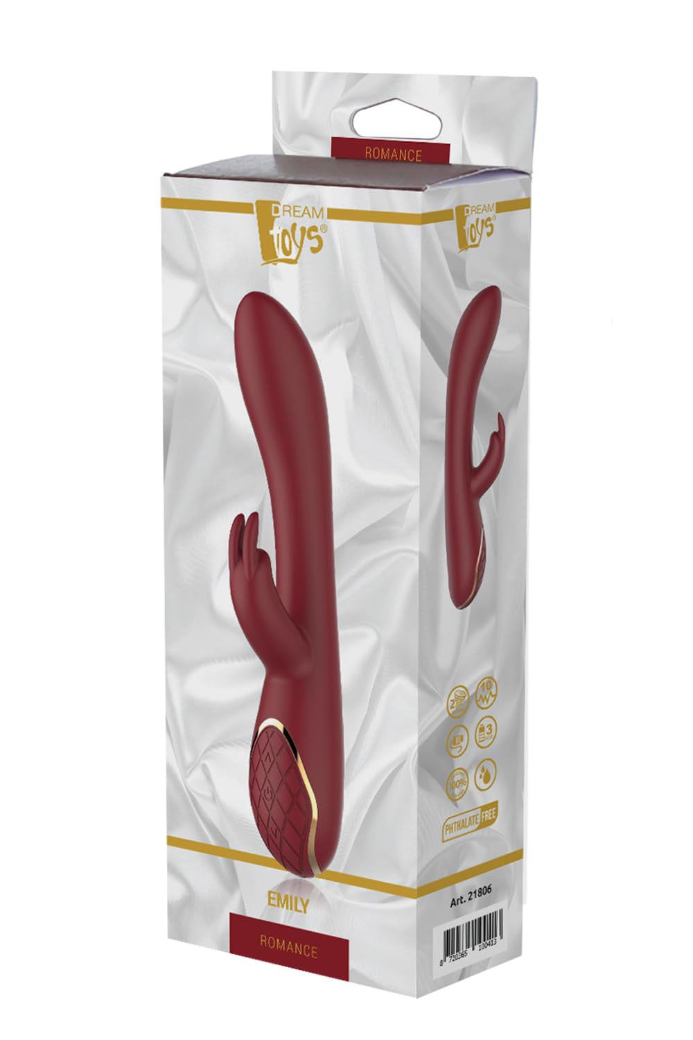 Dream Toys Romance Emily Vibrator Red 22.5 cm : Amazon.co.uk: Health &  Personal Care