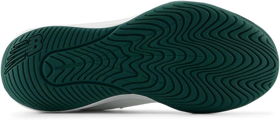 New Balance Women's 696v6 Tennis Shoe 10 White/Marsh Green image 6 of 6 B0CLBBLWW7