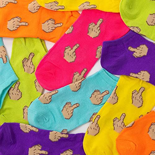 Image of K. Bell women's Fun Food & Drink Low Cut Socks - 6 Pairs - Cool & Cute Novelty Gifts