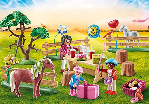 PLAYMOBIL Country 70997 Kindergeburtstag auf dem Ponyhof, Spielzeug für Kinder ab 4 Jahren – Bild 3